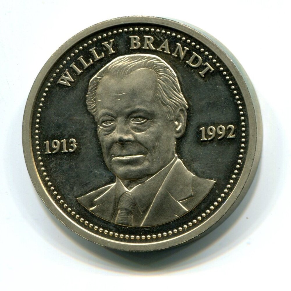 Germany Willy Brandt Commemorative Medal (b735-115)